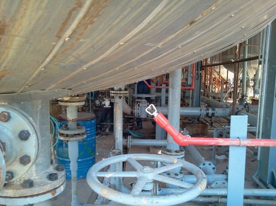 Spray Nozzle System made and installed on TAKHTE JAMSHID TJPC site.